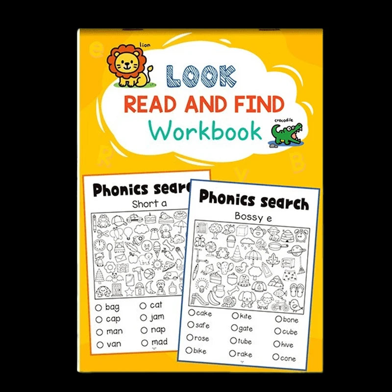 Children's Coloring Books, Featuring Multiple Patterns, Hidden Object Challenges, and Concentration Activities, Designed for Preschool Education Purposes, Also Serve as Back-To-School Season Supplies