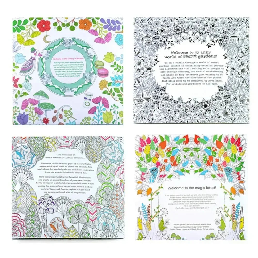 Coloring Books for Kids Adult Diy Libros Para Colorear School Craft  Drawing Cuadernos De Dibujo Art Supplies Coloring Book