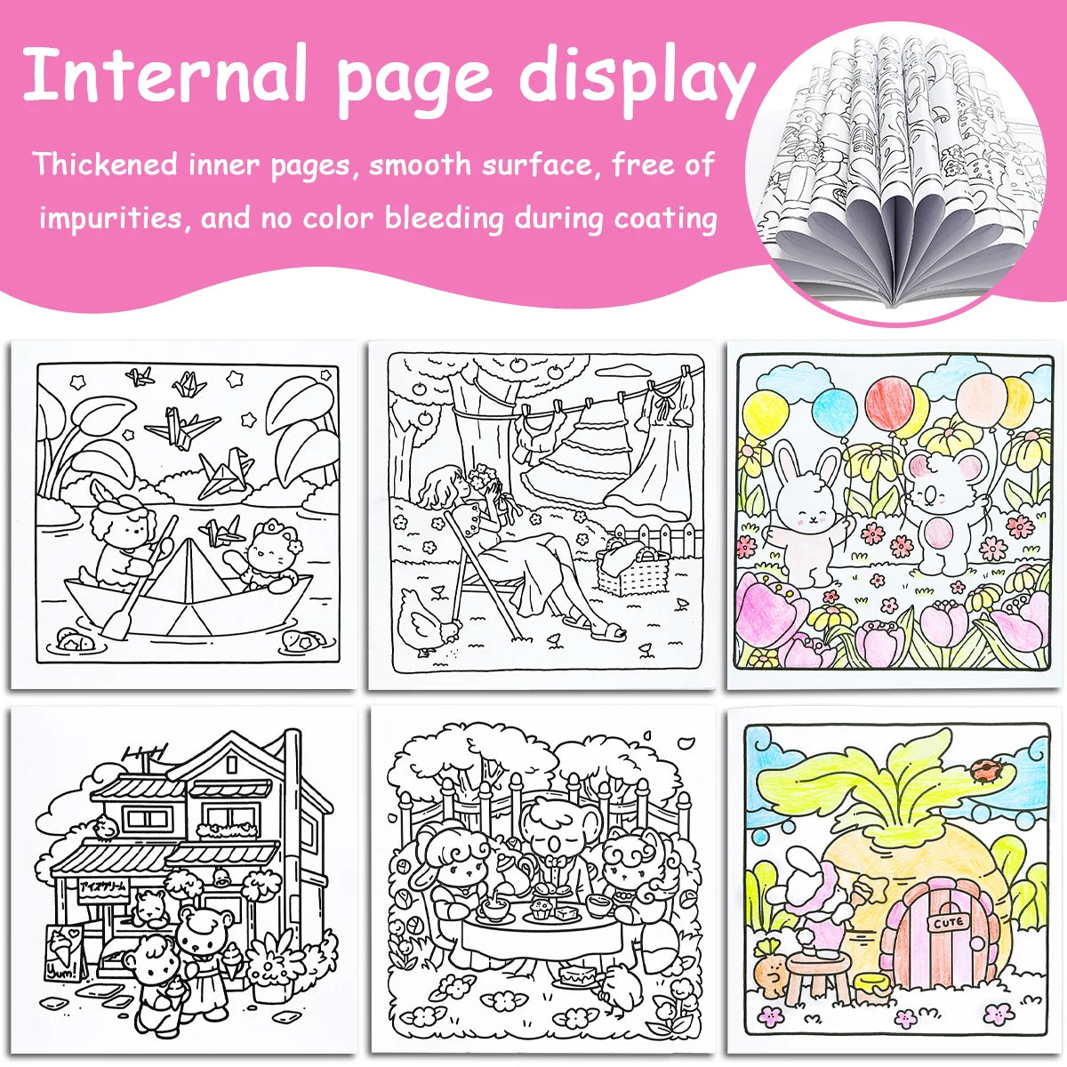 A collection of best-selling adult coloring books | Covering diverse themes such as European and Japanese styles