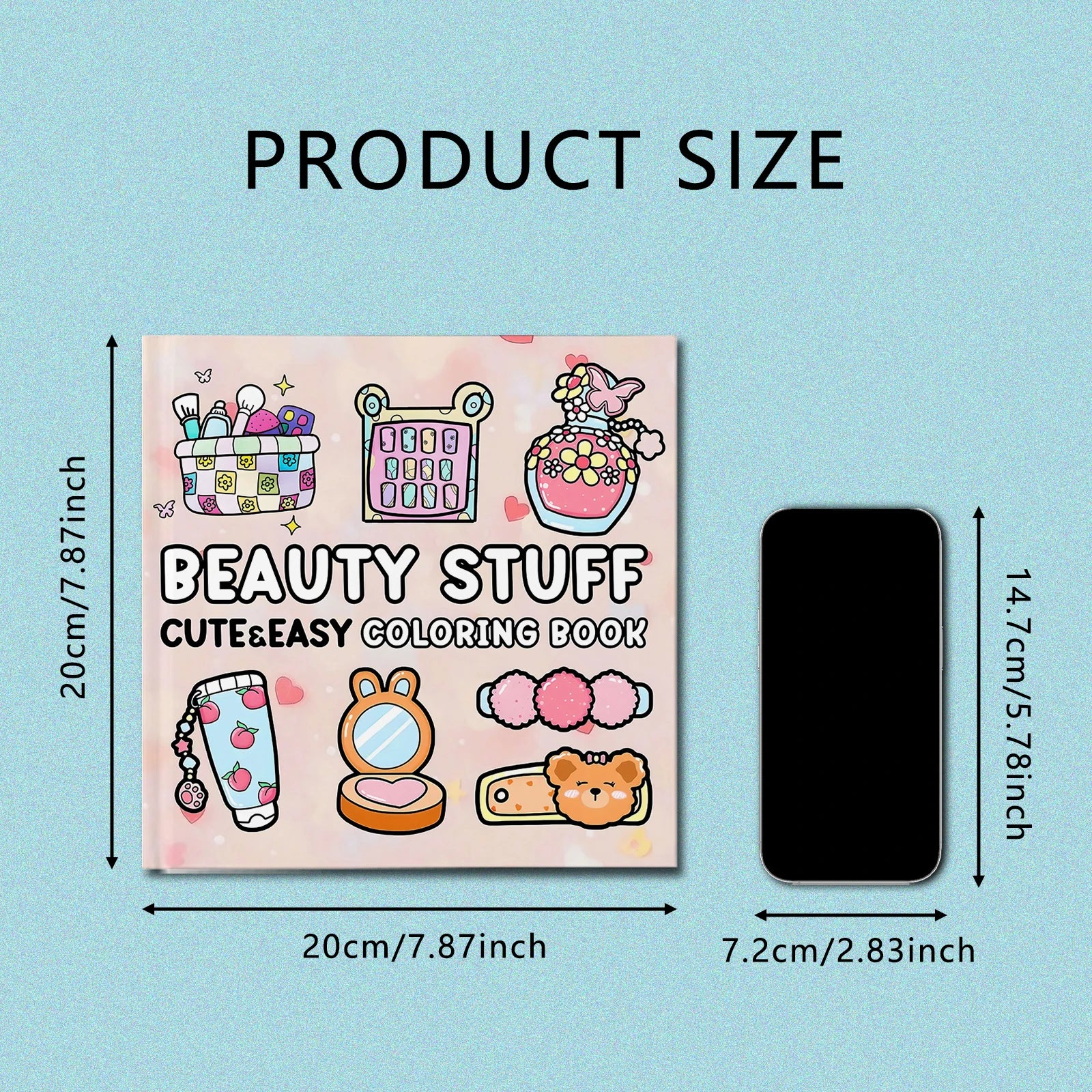 Beauty Stuff Coloring Book 24 Page Adult Picture Books Gift Birthday Party Relieve Stress Kill Time Graffiti Painting Drawing ﻿