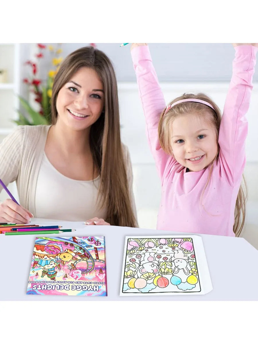 A collection of best-selling adult coloring books | Covering diverse themes such as European and Japanese styles