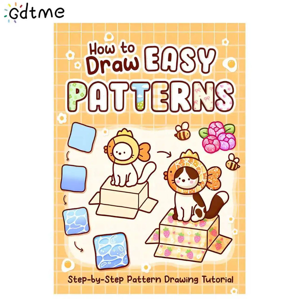 Adult DIY Coloring Book Bold Simple Styles Home Leisure Relaxing Stress Relief Parent Child Interaction Creativity Improving