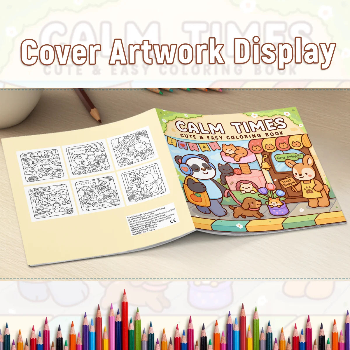 Cozy Coloring Books for Adults With Bold Easy Patterns Cute Drawing Book Perfect Gift for Party and Birthday Calm Times